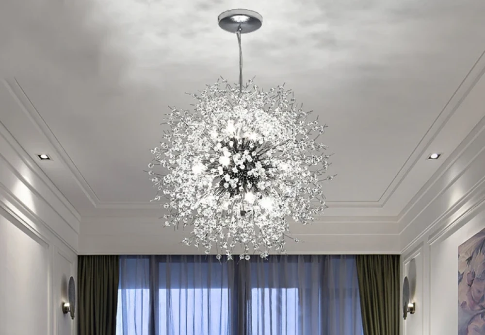 beaded crystal chandelier