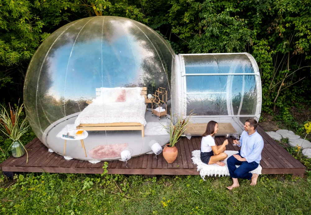 bubble tents glamping